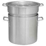 Winco ALDB-8, 8-Quart Double Aluminum Boiler with Cover (Discontinued)