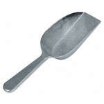 ASFB-4, 4-Ounce Aluminum Flat Bottom Scoop
