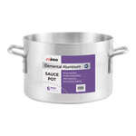 ASHP-14, 14-Quart Elemental Aluminum Sauce Pot, 6 mm Thickness NSF