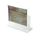 ATCH-53, 5.5x3.5-Inch Acrylic Menu Card Holder