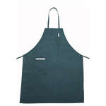 Winco BA-PGN, 31x26-Inch Full-Length Green Bib Apron with Pocket