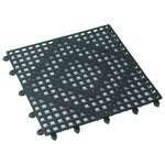 BML-12K, 12x12-Inch Interlocking Bar Mat, Dark Smoke Color