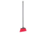 Winco BRAF-9R-H, 48-inch Fiberglass Handle Medium-Duty Angled Broom, Flagged