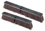 BRFC-18B, 18-inch Foam Block Floor Sweep Head, Brown Bristles, Coarse/Heavy Sweep, EA