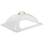 C-DPF2, Half-Size Polycarbonate Dome Cover with Side Cut