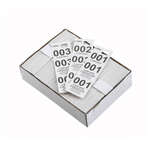 CCK-5WT, White Coat Check Tags, 500/CS