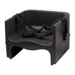 CHB-2PK, Double Sided Booster Seat with Strap, Black