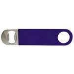 CO-301PB, Flat Bottle Opener PVC-Coated, Blue