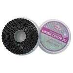 CST-12, Fluted Round Stainless Steel Cookie Cutters, 11-Piece Set, 1.38-Inch to 4-Inch Diameter