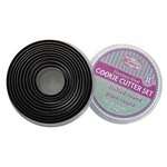 CST-22, Plain Round Stainless Steel Cookie Cutters, 11-Piece Set, 1.38-Inch to 4-Inch Diameter