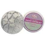 CST-32, Stainless Steel Cookie Cutters, Various Shapes, 12-Piece Set, 1-Inch to 2-Inch Diameter