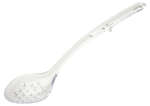 Winco CVPS-13C 13-Inch CURV™ Clear Polycarbonate Perforated Spoon, EA (Discontinued)