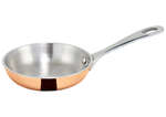 DCFP-4C, 4-Inch Tri-Ply Mini Fry Pan, Copper Plated, 5 Oz