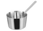 Winco DCWB-102S, 3-3/8-Inch Dia Stainless Steel Mini Taper Sauce Pan with Long Handle (Discontinued)