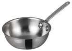 DCWD-102S, 4-Inch Dia Stainless Steel Mini Wok Pan