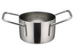 Winco DCWE-101S, 2.75-Inch Dia Stainless Steel Mini Casserole Pot, 2 Handles (Discontinued)