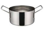 DCWE-104S, 4.25-Inch Dia Stainless Steel Mini Casserole Pot, 2 Handles