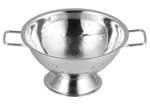DDSC-101S, 3.75-Inch Stainless Steel Mini Colander, 2 Handles
