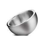 DWAB-L, 2.3-Quart Insulated Double-Wall Angled Display Bowl, Stainless Steel