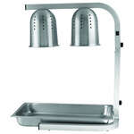 Winco EHL-2, Professional Heat Lamp with Two 250W Bulbs, ETL