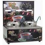 Winco ESM-27KF, Soup Merchandiser with two 7-Quart Insets, "Kettle Fresh"