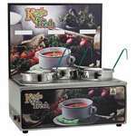 Winco ESM-34KF, Soup Merchandiser with three 4-Quart Insets, "Kettle Fresh"