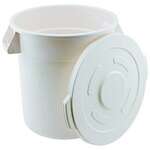 FCW-10, White Container, 10 Gallon, NSF