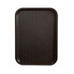 FFT-1014B, 10x14-Inch Brown Plastic Fast Food Tray