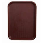 FFT-1216U, 12x16-Inch Burgundy Plastic Fast Food Tray