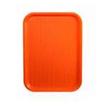 FFT-1418O, 14x18-Inch Orange Plastic Fast Food Tray