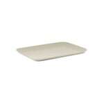 Winco FGT-1216C, 12x16-Inch Cream Rectangular Fiberglass Market Tray, NSF (Discontinued)