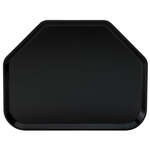 Winco FGTT-1814K, 18x14-Inch Black Trapezoid Fiberglass Market Tray, NSF (Discontinued)