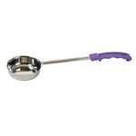 FPS-6P, 6-Ounce Solid Stainless Steel Food Portioner with Purple Handle, Allergen Free