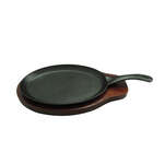 FS-2, 2-Piece Cast Iron Fajita Server Set