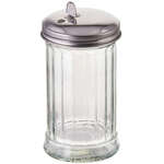 G-102, 12-Ounce Glass Sugar Pourer with Flap Top, 1 Dozen