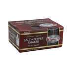 Winco G-300, 0.5-Ounce Square Glass Salt and Pepper Shaker with Bullet-Shaped Chrome Top, 1 DZ (Discontinued)