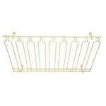 Winco GH-1836, 18x36x4-Inch Overhead Glass Rack, Brass Plated