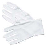 GLC-M, White Cotton Disposable Service Gloves, Size M, 6-Pair Pack