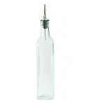 GOB-16, 16-Ounce Glass Oil or Vinegar Cruet with Pourer