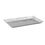 HPO-15, 15x8.5x1-Inch, Oblong Serving Tray, Hammered Steel