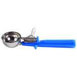 Winco ICOP-16, 2-Ounce Ice Cream Disher with One-Piece Blue Handle, Size 16, NSF