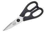 KS-06, 11-Inch Stainless Steel Detachable Kitchen Shears, Plastic Handle, Black