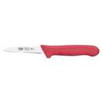 KWP-30R, 3.25-Inch Stal High Carbon Steel Paring Knife, Polypropylene Handle, Red, 2/CS, NSF