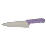 KWP-80P, 8-Inch Stainless Steel Cook's Knife, Purple Handle, NSF