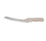 KWP-92, 9-Inch Offset Bread Knife with White Polypropylene Handle, NSF