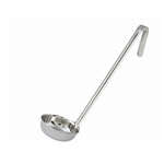 Winco LDFB-4, 4-Ounce Stainless Steel Flat Bottom One-Piece Ladle (Discontinued)