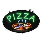 LED-11, 22.75x1.75x14-inch 'Pizza' LED Sign with Dust-Proof Cover