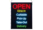 Winco LED-20 19x24-Inch All-in-One "OPEN" LED Sign, EA