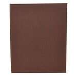 LMD-811BN Brown Two-Views Menu Cover for 8.5x11-Inch Insets