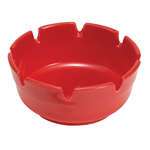 MAS-4R, 4-Inch Diameter Red Melamine Ashtray, 1 Dozen